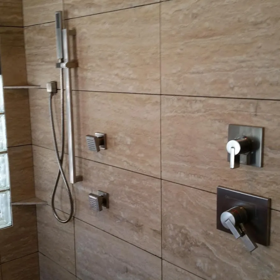 Shower fixture installation for Water Heater Replacement in Raymond